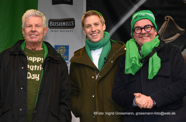 Oberb&uuml;rgermeister Dieter Reiter, Zweiter B&uuml;rgermeister Dominik Kraus sowe Ex-Wirtschaftreferent Clemens Baumg&auml;rtern, der am 22.03.2026 nicht in die Stichwahl um das Amt des kommenden Oberb&uuml;rgermeisters kam (&copy;Foto: Ingrid Grossmann) 
